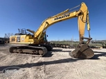 Used Excavator in yard